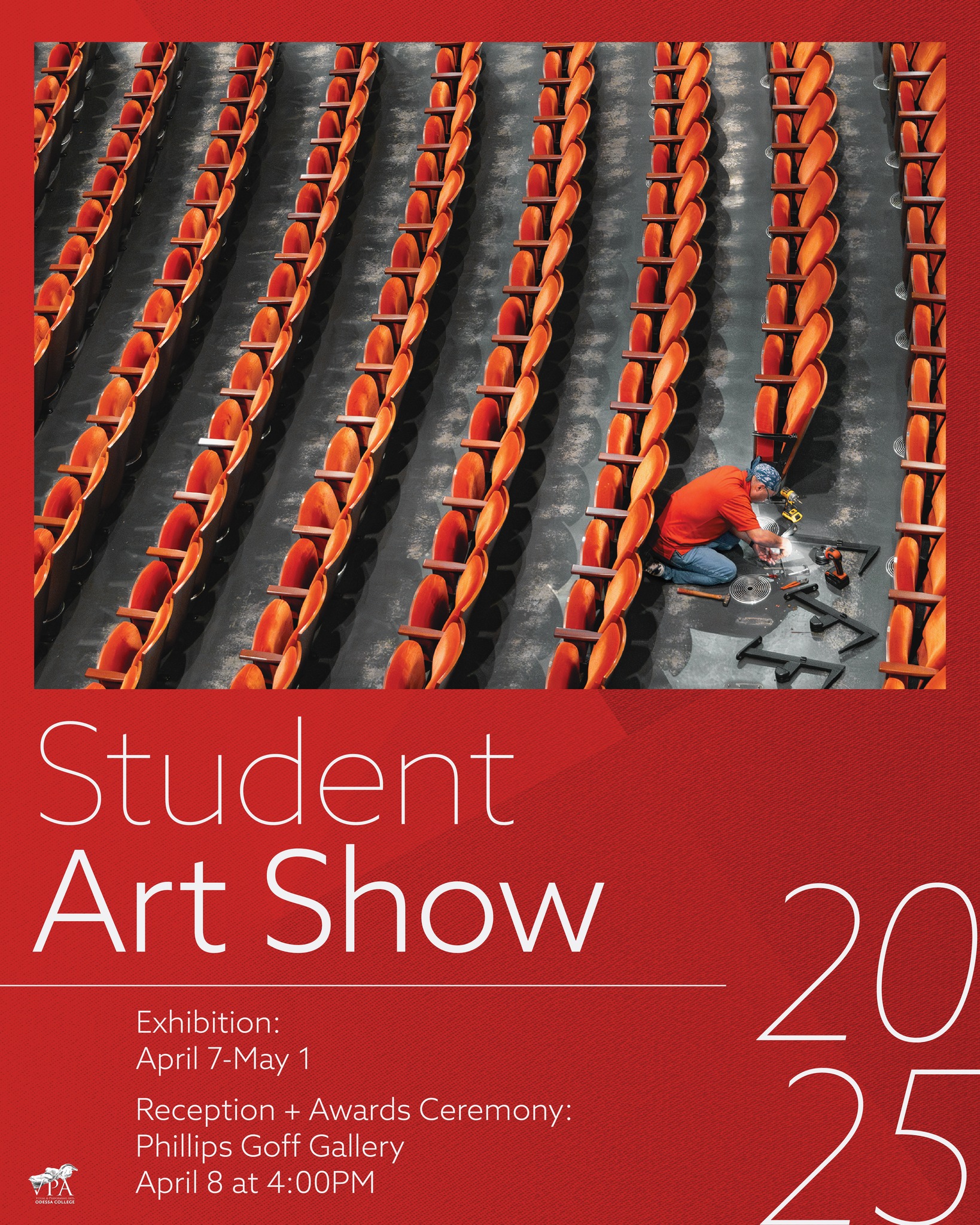 2025 Student Art Show poster showing the artist's work
