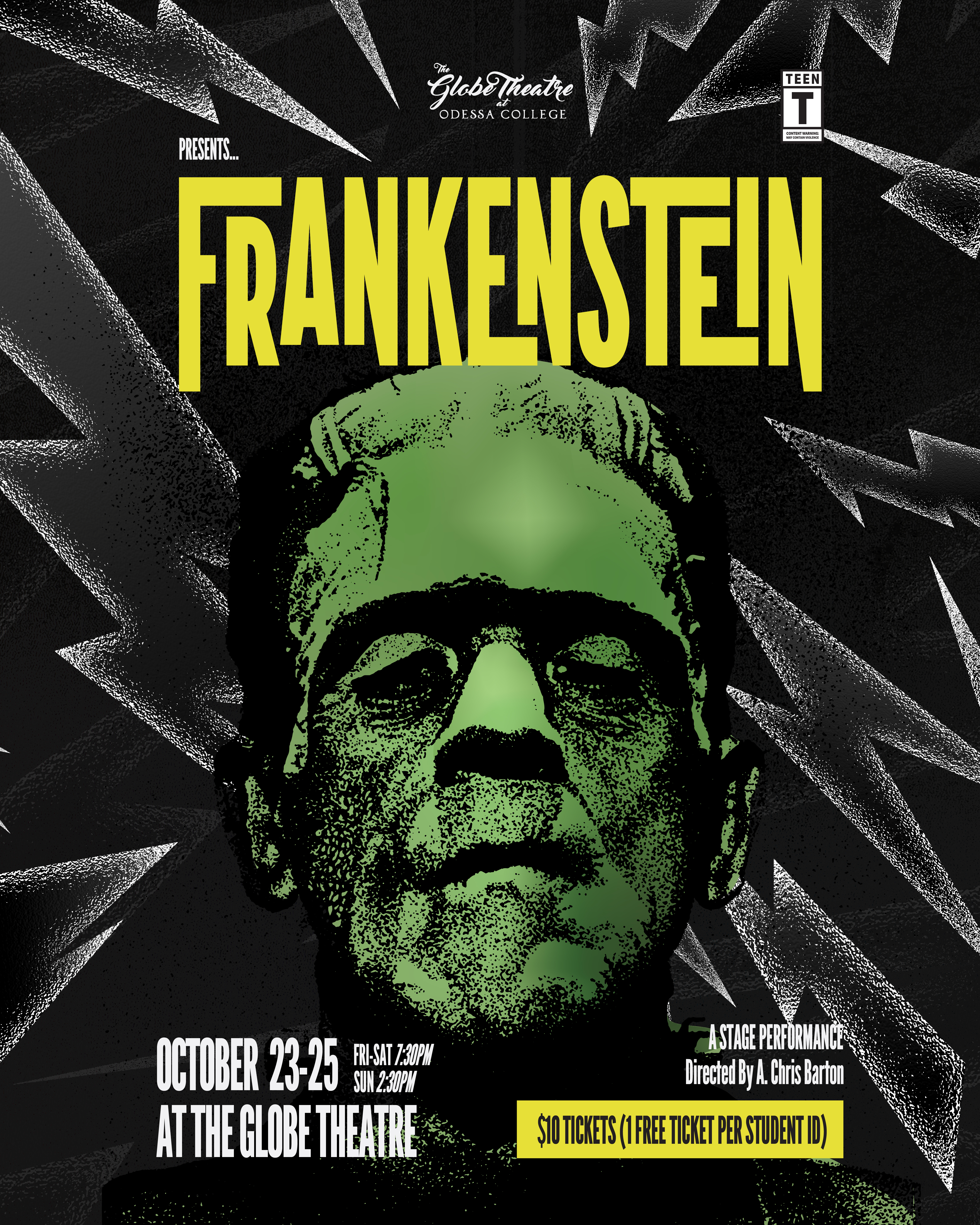 Frankenstein info graphic about the play