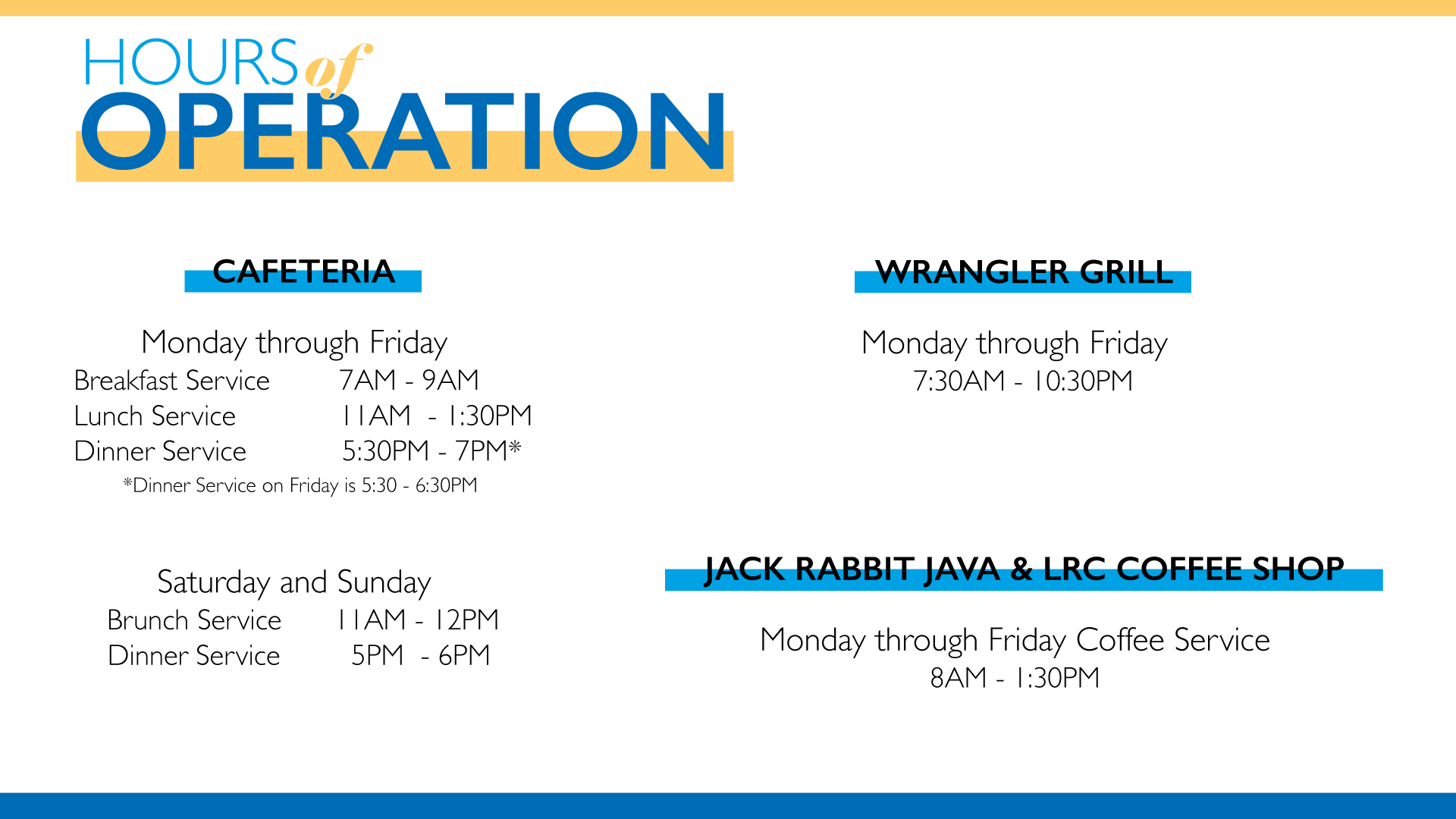 Hours of Operation Graphic