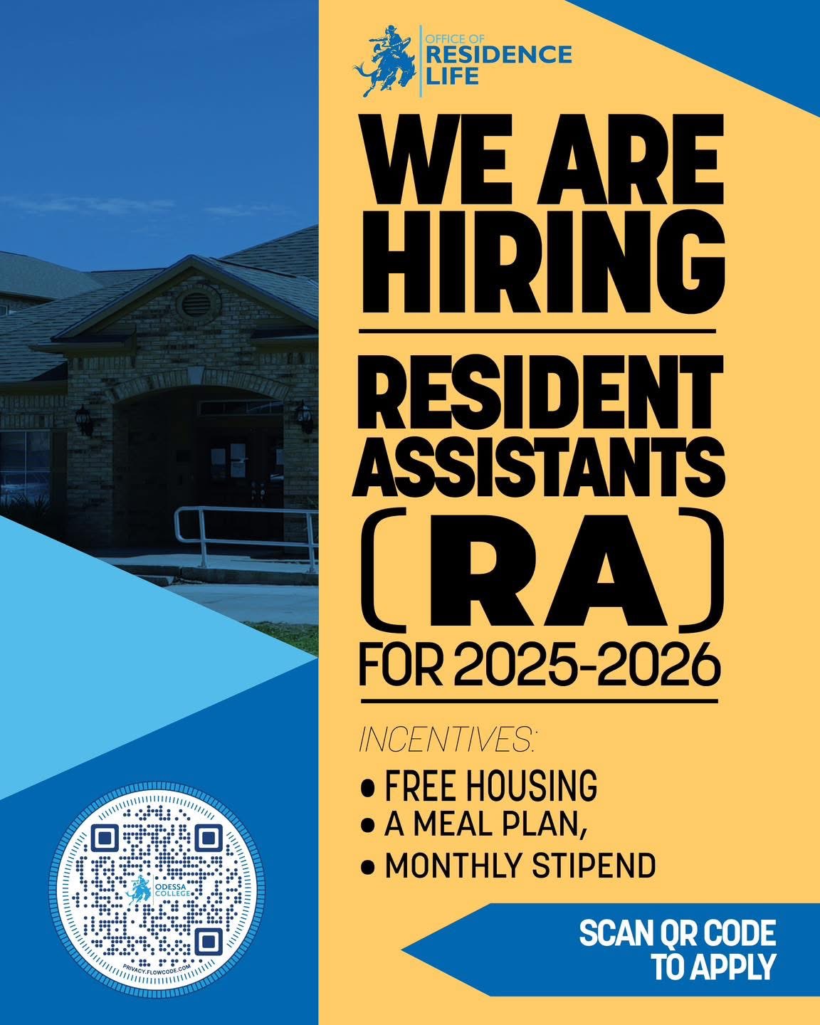 RA Application Open Flyer