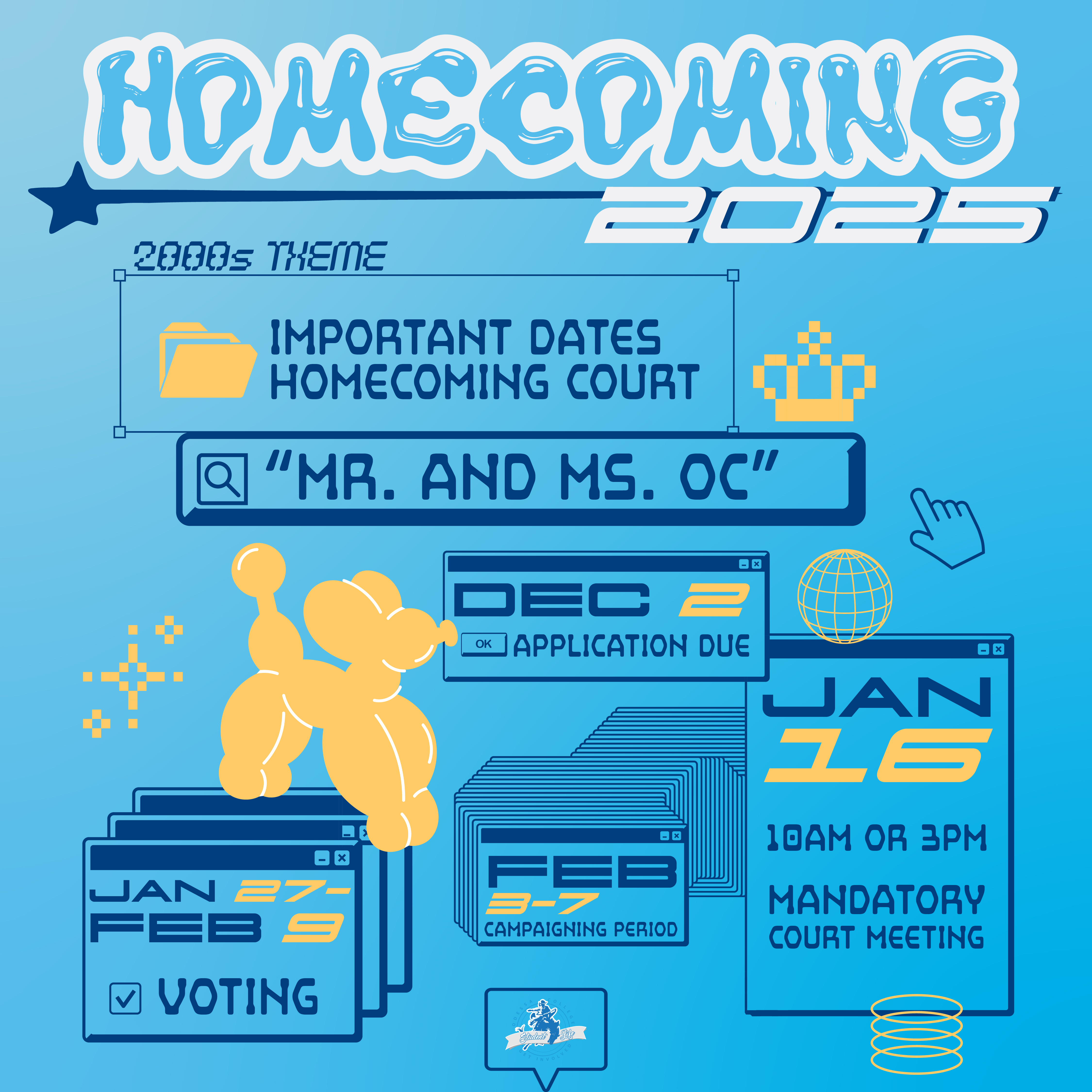 Homecoming 2025 flyer