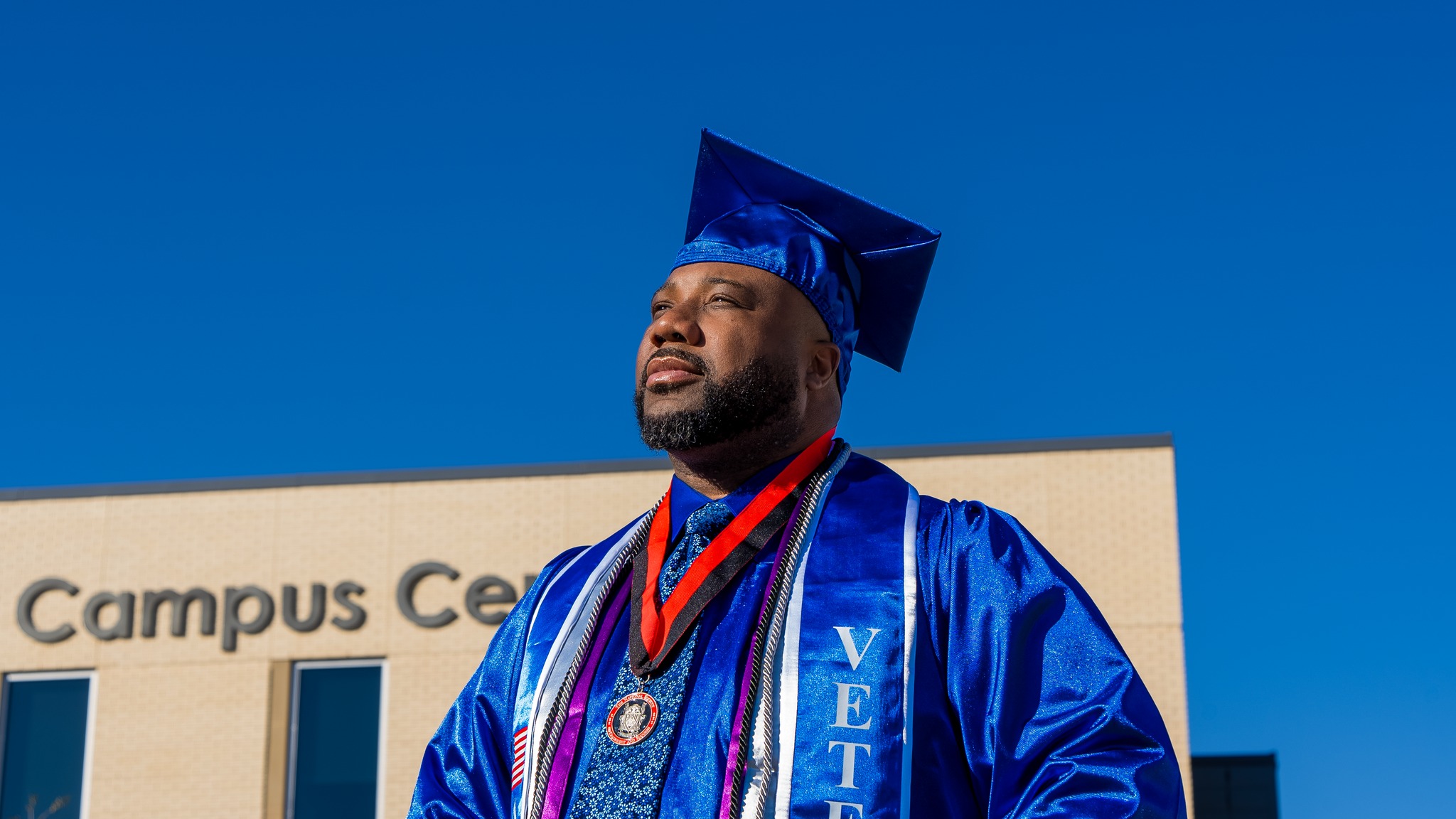 Kory Grant looking at the horizon