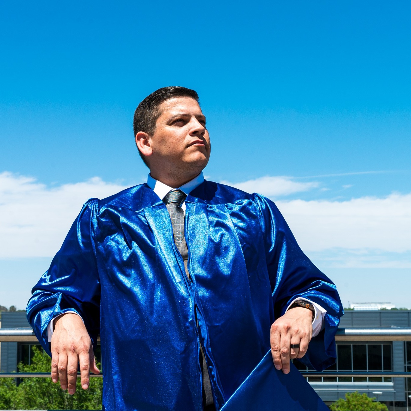 Fernando looking at horizon