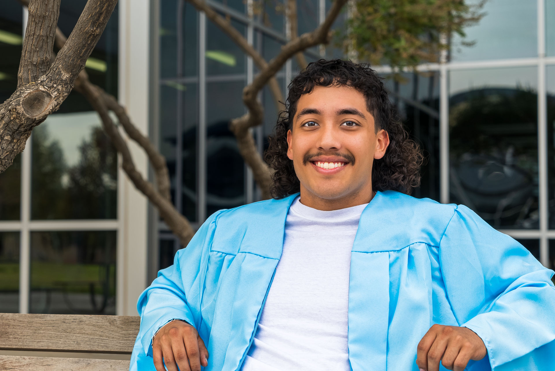 Julien Martinez sitting down with a smile
