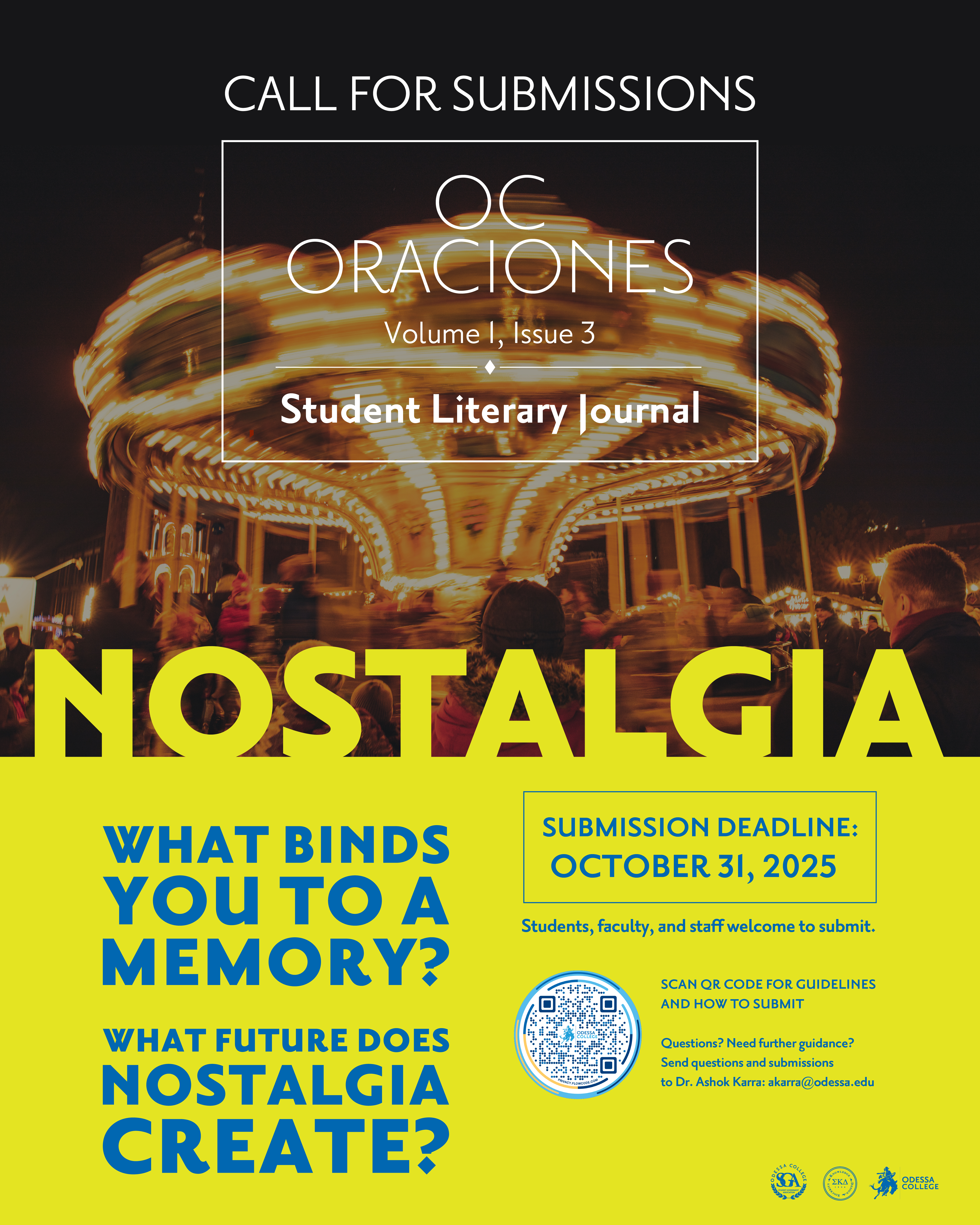 Fal 2025 Call for submission poster